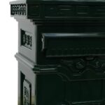 Boîte aux lettres à pilier Aluminium Vintage antirouille Vert – Image 10