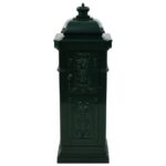 Boîte aux lettres à pilier Aluminium Vintage antirouille Vert – Image 6