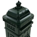 Boîte aux lettres à pilier Aluminium Vintage antirouille Vert – Image 8