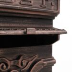 Boîte aux lettres à pilier Aluminium Vintage Bronze antirouille – Image 10