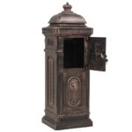 Boîte aux lettres à pilier Aluminium Vintage Bronze antirouille – Image 6