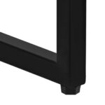 Ensemble de bar 3 pcs Bois massif recyclé et cuir de chèvre – Image 7