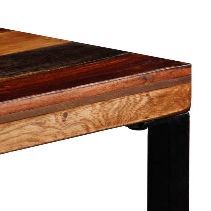 Table de bar Bois de récupération massif 70x70x106 cm – Image 4