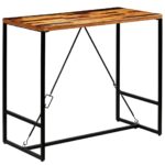 Table de bar Bois de récupération massif 120x60x106 cm – Image 3