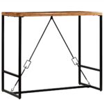 Table de bar Bois de récupération massif 120x60x106 cm – Image 7