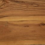 Table à manger Bois d'acacia massif et acier 75x75x76 cm – Image 3
