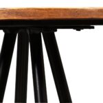 Ensemble de bar 5 pcs Bois de récupération massif – Image 12