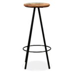 Ensemble de bar 5 pcs Bois de récupération massif – Image 9