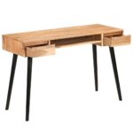 Table à écrire Bois d'acacia massif 118 x 45 x 76 cm – Image 3
