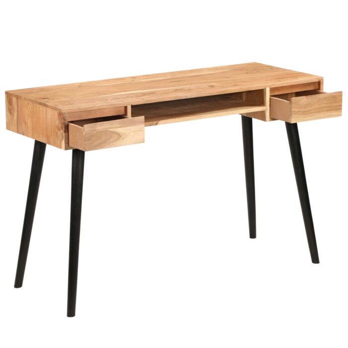 Table à écrire Bois d'acacia massif 118 x 45 x 76 cm – Image 3