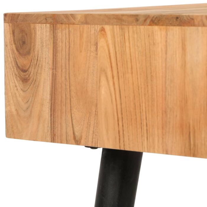 Table à écrire Bois d'acacia massif 118 x 45 x 76 cm – Image 7