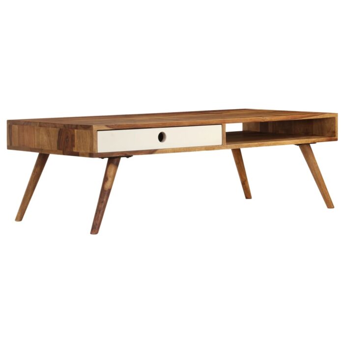 Table basse 110x50x35 cm Bois massif – Image 1