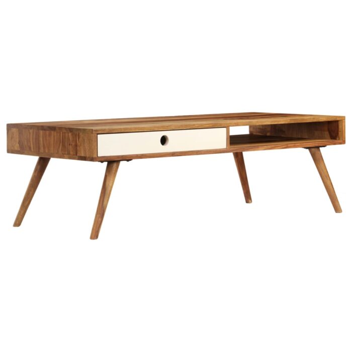 Table basse 110x50x35 cm Bois massif – Image 10