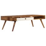 Table basse 110x50x35 cm Bois massif – Image 4