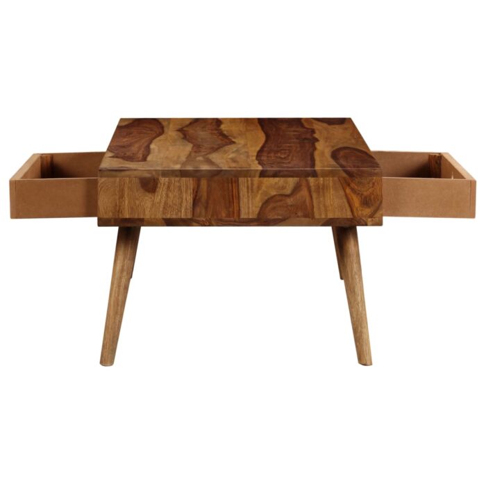 Table basse 110x50x35 cm Bois massif – Image 5