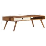 Table basse 110x50x35 cm Bois massif – Image 9
