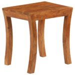 Table gigogne 3 pcs Bois massif d'acacia 50x35x50 cm Marron – Image 7