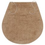 Jeu de tapis de salle de bain 3 pcs Tissu Beige – Image 4