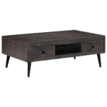 Table basse bois de manguier massif 100x60x35 cm – Image 10