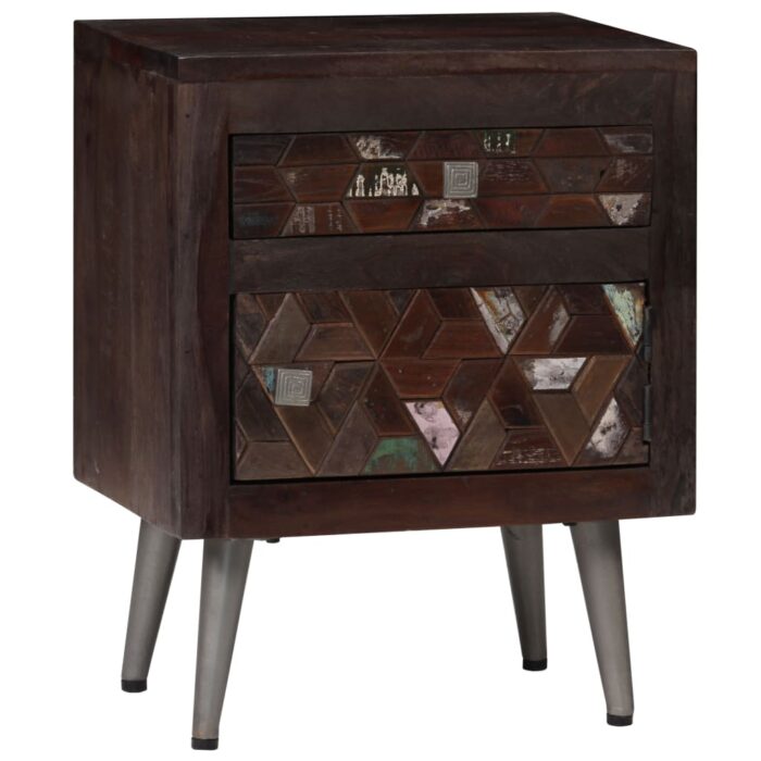 VXL8718475603771_a_en_hd_1.jpg Table de chevet Bois de récupération solide 40 x 30 x 50 cm – Image 1