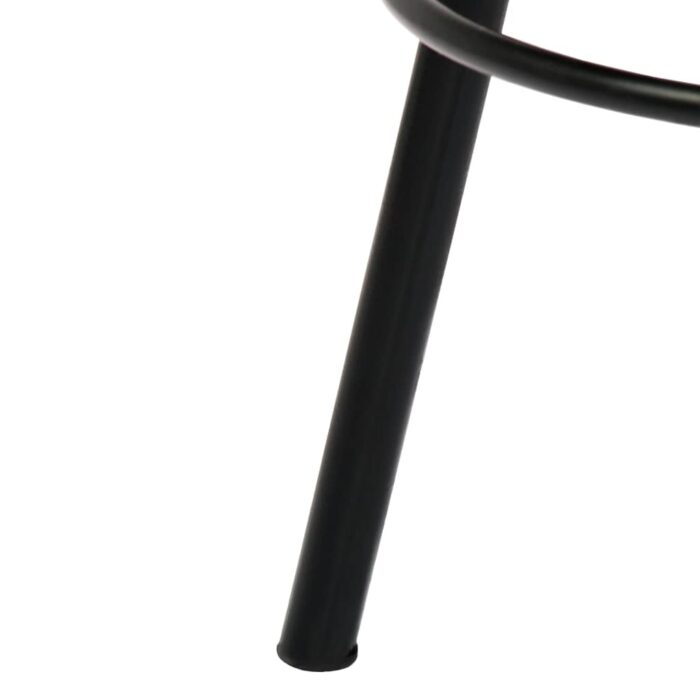 Chaises de bar lot de 4 bois de manguier solide – Image 6