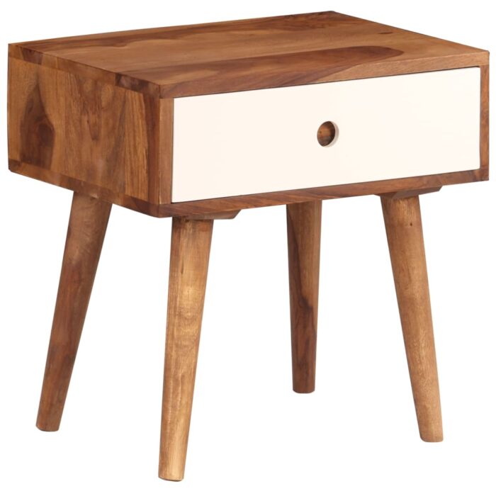Table de chevet Bois massif de Sesham 45 x 30 x 45 cm – Image 1
