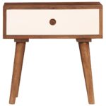 Table de chevet Bois massif de Sesham 45 x 30 x 45 cm – Image 2
