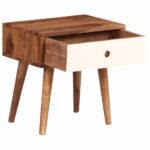 Table de chevet Bois massif de Sesham 45 x 30 x 45 cm – Image 3