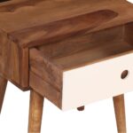 Table de chevet Bois massif de Sesham 45 x 30 x 45 cm – Image 4