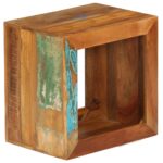 Tabouret 40x30x40 cm Bois de récupération solide – Image 11