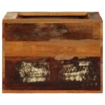 Tabouret 40x30x40 cm Bois de récupération solide – Image 3