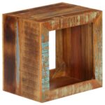 Tabouret 40x30x40 cm Bois de récupération solide – Image 9
