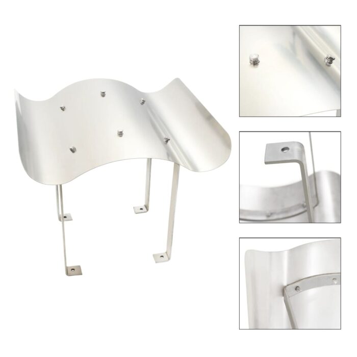 Capot de cheminée Acier inoxydable Argenté – Image 1