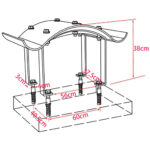 Capot de cheminée Acier inoxydable Argenté – Image 7