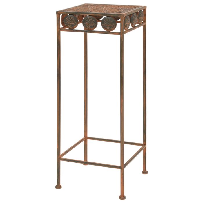 Set de supports de plantes 3 pcs Style vintage Métal rouillé – Image 2