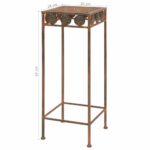 Set de supports de plantes 3 pcs Style vintage Métal rouillé – Image 8