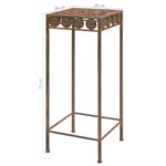 Set de supports de plantes 3 pcs Style vintage Métal rouillé – Image 9