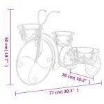 Support de plantes sous forme de vélo Style vintage Métal – Image 5