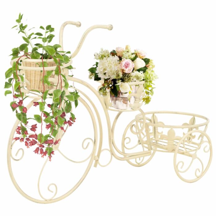 Support de plantes sous forme de vélo Style vintage Métal – Image 1