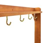 Chariot de cuisine de jardin Bois d'acacia 92x43,5x141,5 cm – Image 7