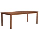 Table de jardin 200x100x74 cm Bois d'acacia massif
