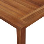 Table de jardin 200x100x74 cm Bois d'acacia massif – Image 2
