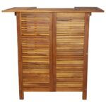 Table de bar 110 x 50 x 105 cm Bois d'acacia massif – Image 4