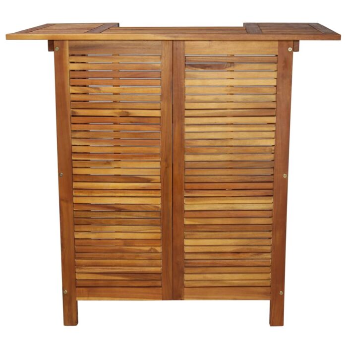Table de bar 110 x 50 x 105 cm Bois d'acacia massif – Image 4