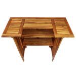 Table de bar 110 x 50 x 105 cm Bois d'acacia massif – Image 6
