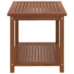 Table d'appoint Bois d'acacia massif 45x45x45 cm – Image 2