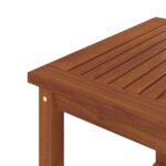 Table d'appoint Bois d'acacia massif 45x45x45 cm – Image 3