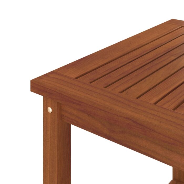 Table d'appoint Bois d'acacia massif 45x45x45 cm – Image 3