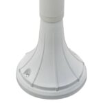 Lampadaire de jardin E27 120 cm Aluminium Blanc – Image 5