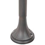 Lampadaire de jardin E27 120 cm Aluminium Bronze – Image 4
